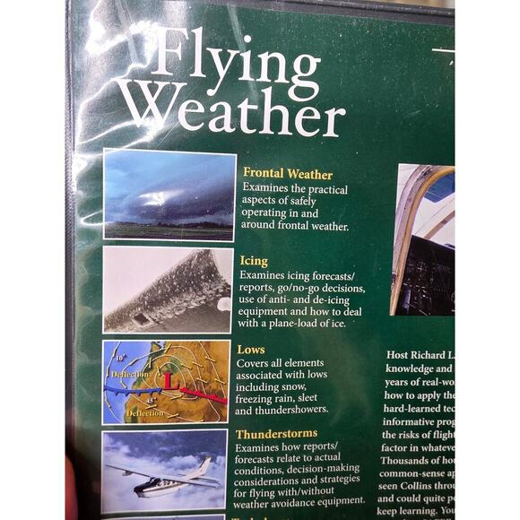 Sporty's Air Facts DVD - Flying Weather - Richard L. Collins VGC - Picture 4 of 11